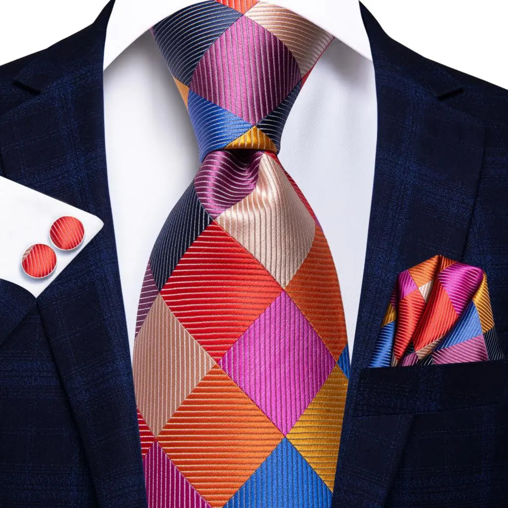 Novelty Silk Wedding Tie Set