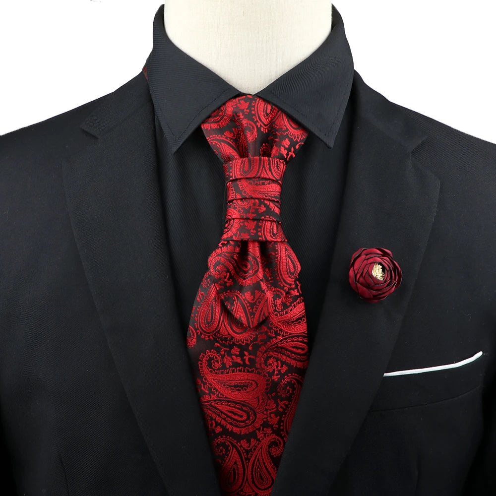 Paisley Tie & Brooch Set