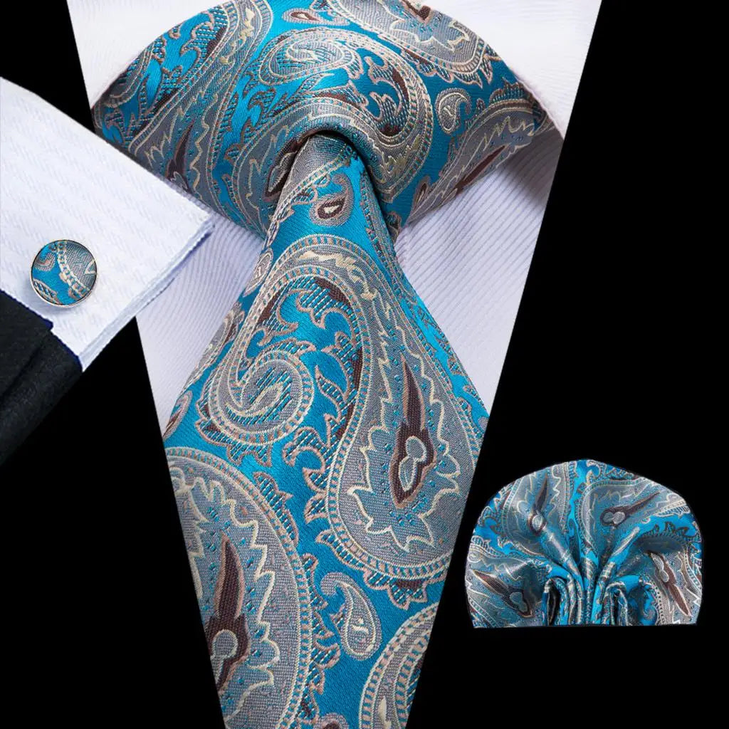 Red Purple Paisley Men's Ties