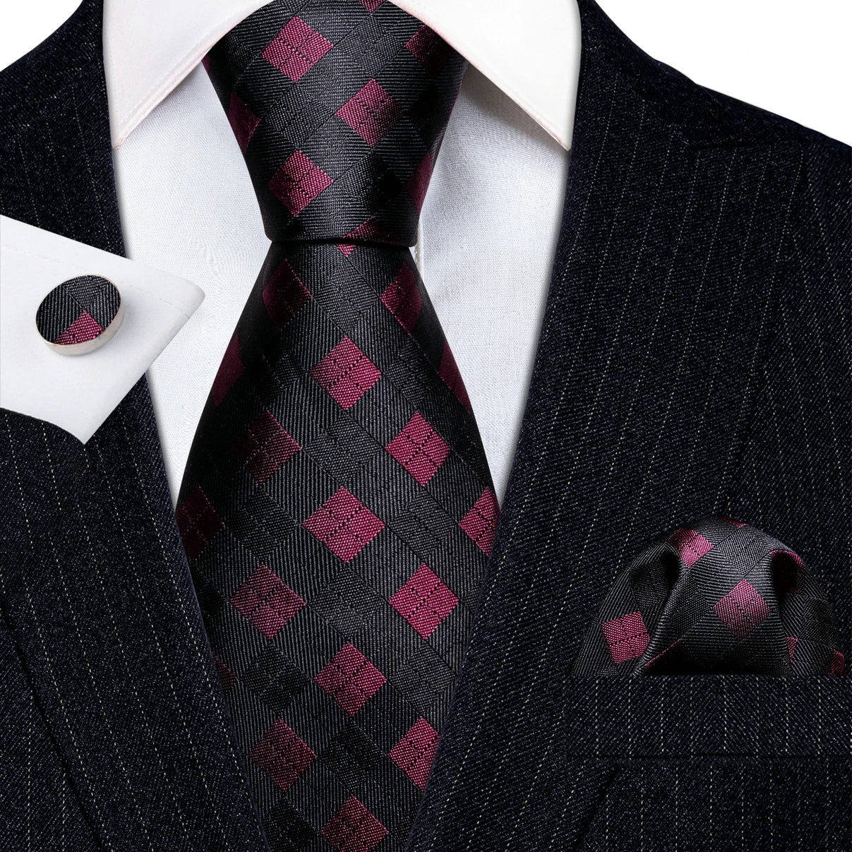 Jacquard Silk Men's Tie Set