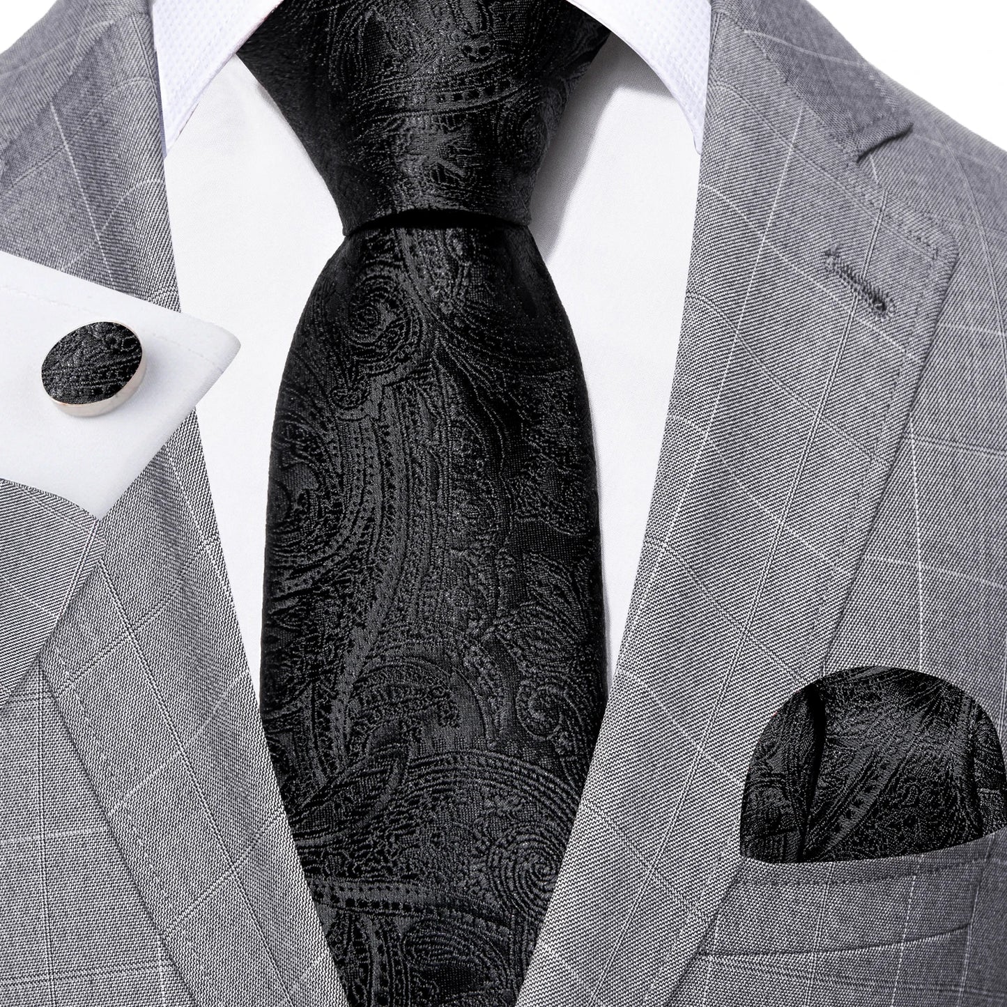 Jacquard Silk Men's Tie Set