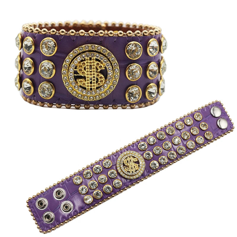 Decompression Rhinestone Bracelet