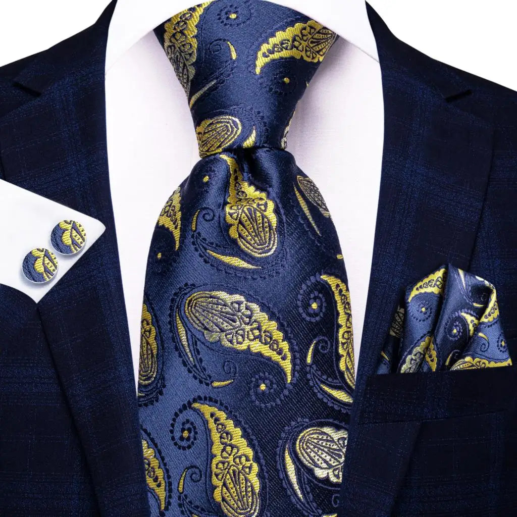 Red Purple Paisley Men's Ties