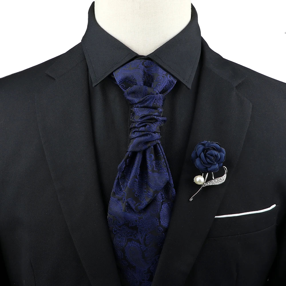 Paisley Tie & Brooch Set