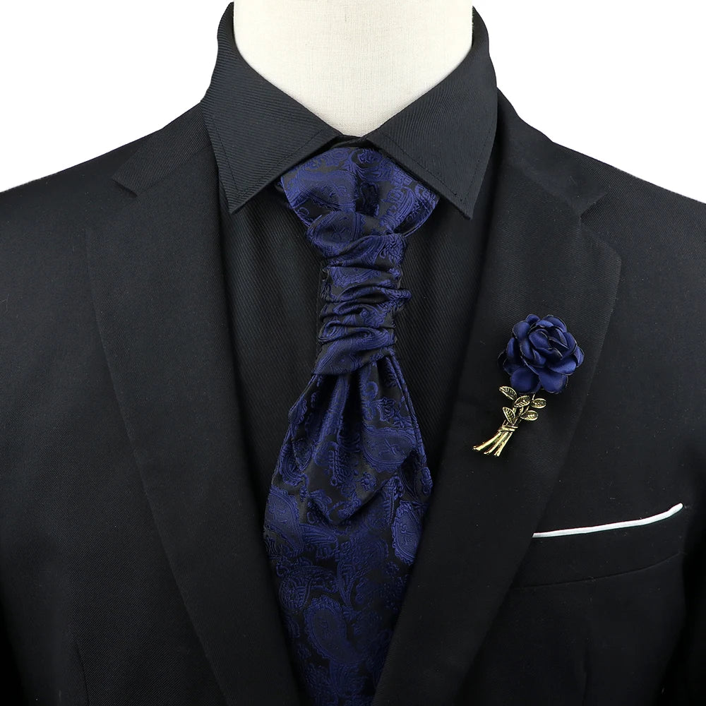 Paisley Tie & Brooch Set