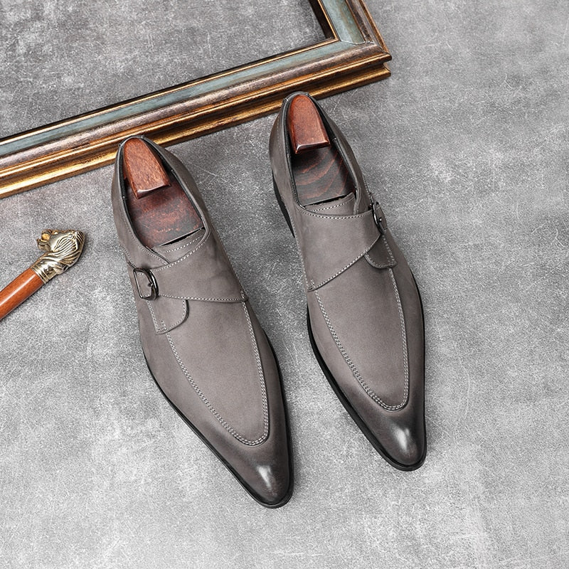 Italian Monk Strap Loafers