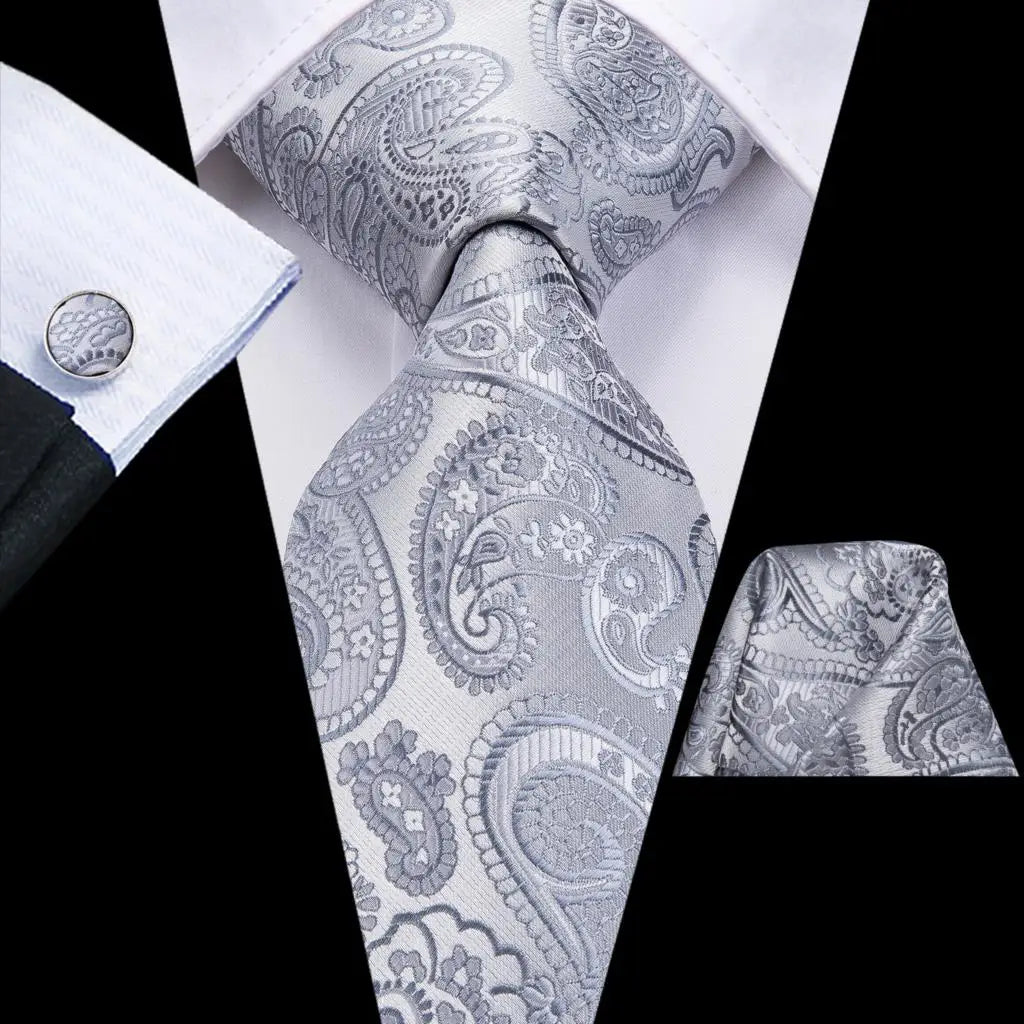 Red Purple Paisley Men's Ties