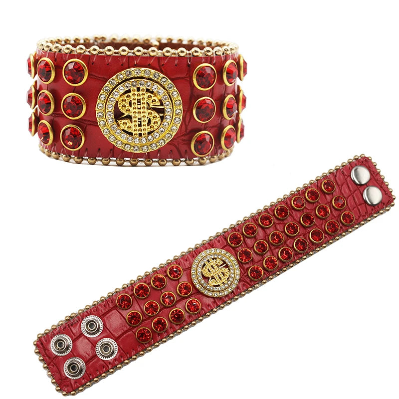 Decompression Rhinestone Bracelet