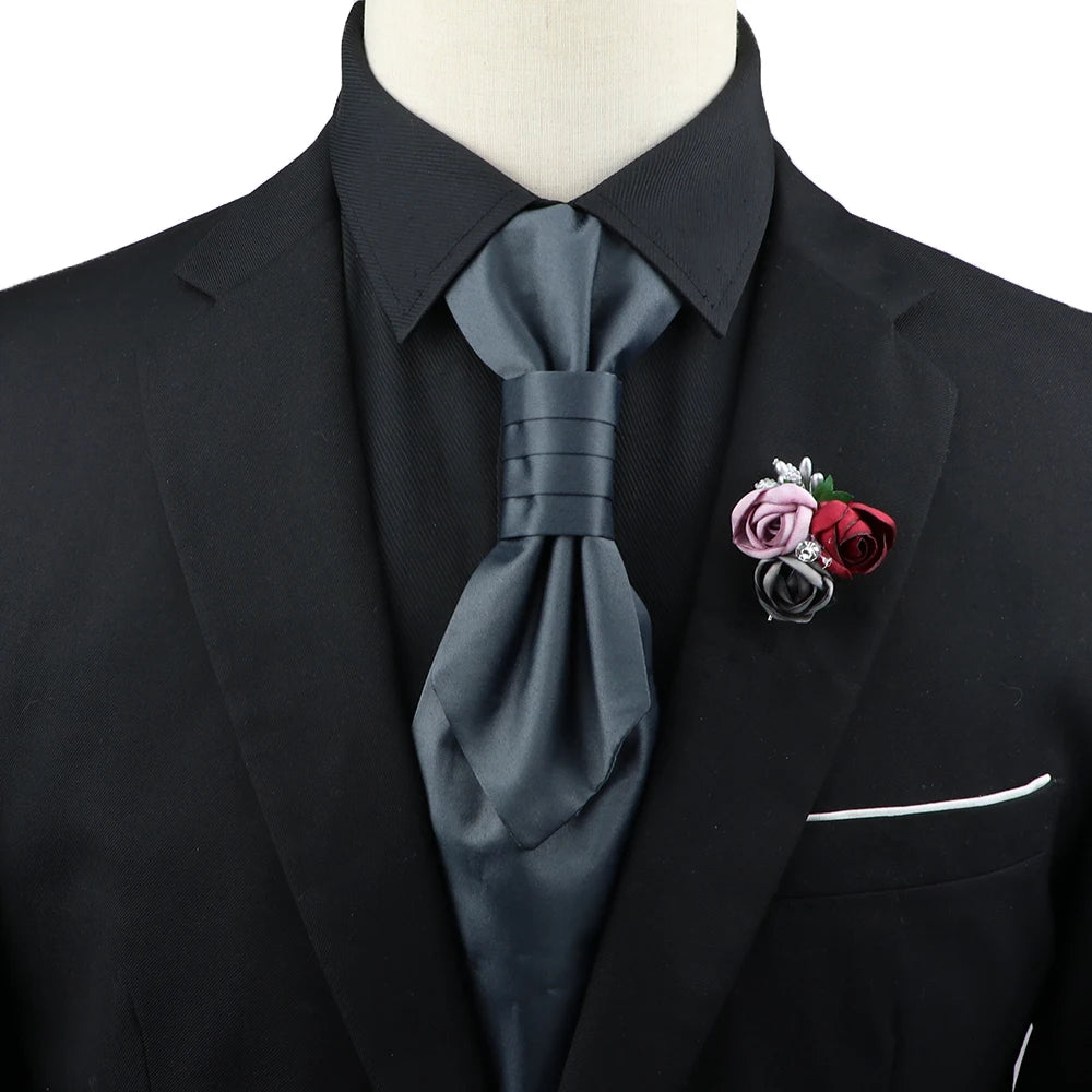 Paisley Tie & Brooch Set