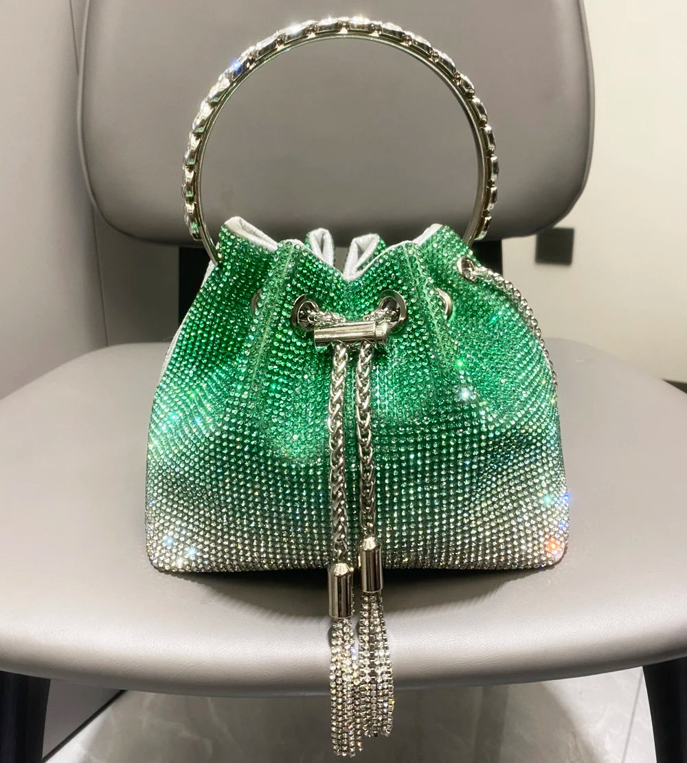 Rhinestone Evening Clutch Purse