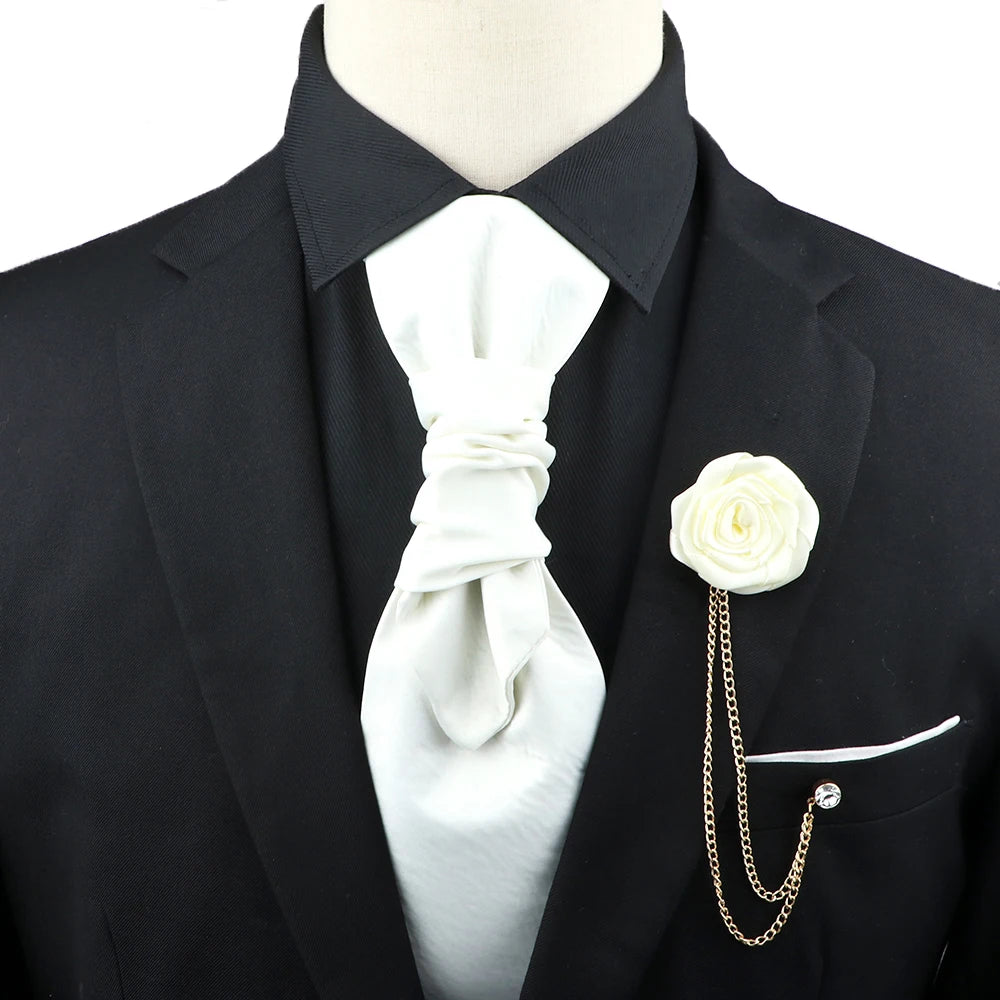 Paisley Tie & Brooch Set