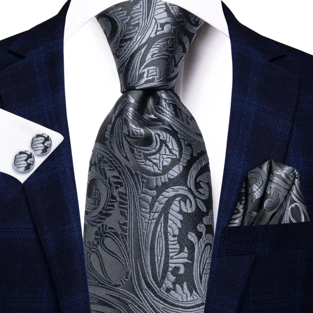 Red Purple Paisley Men's Ties