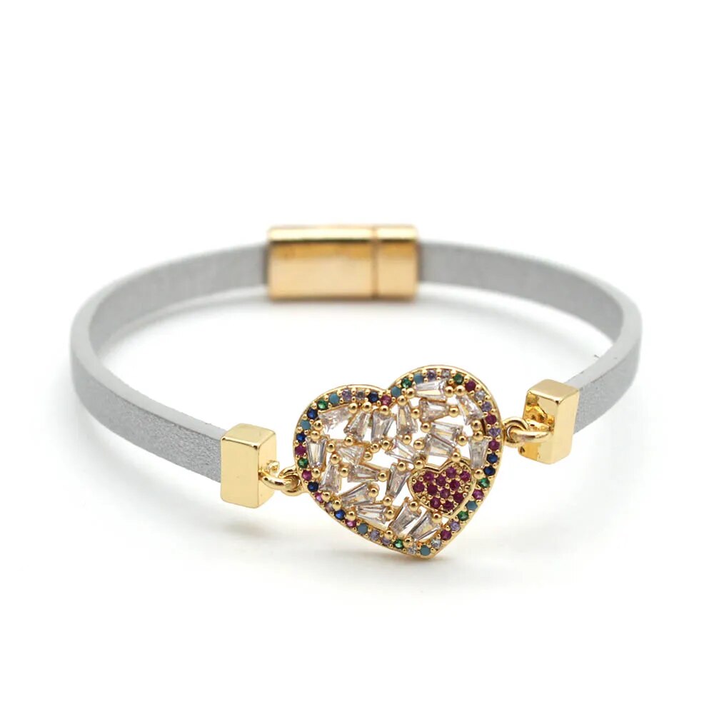 Heart Trendy Bracelet Slider Chain