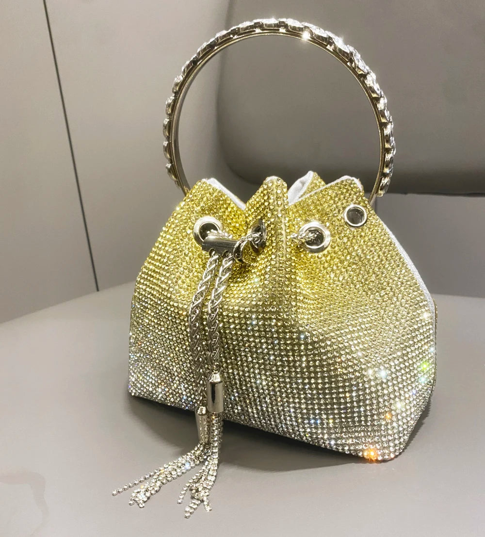 Rhinestone Evening Clutch Purse