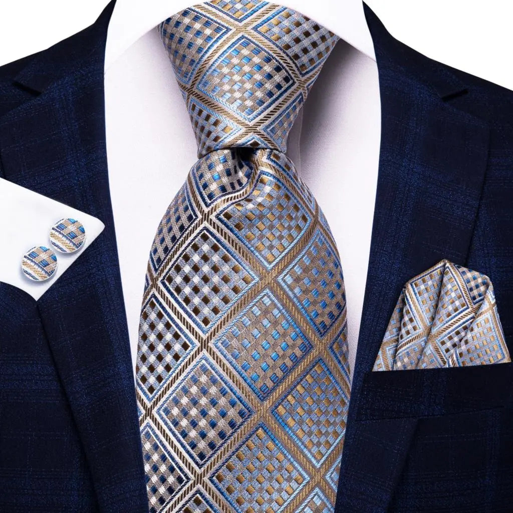 Novelty Silk Wedding Tie Set