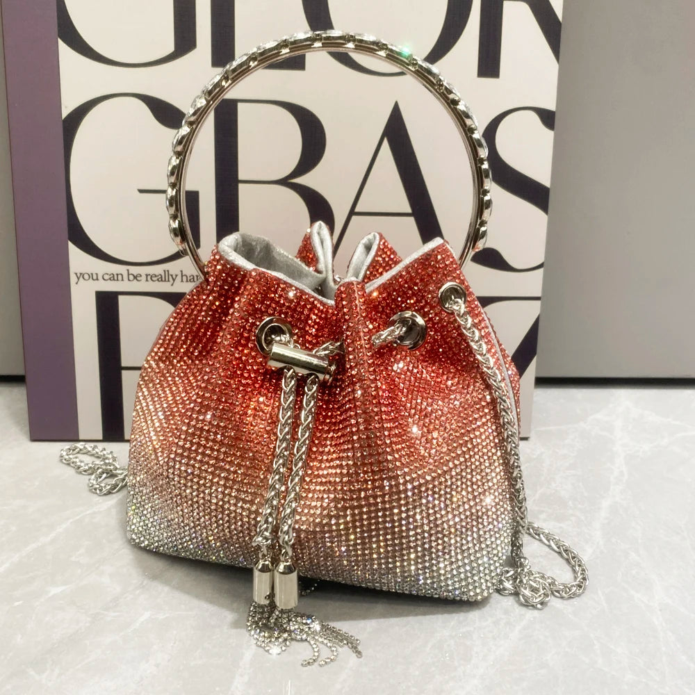 Rhinestone Evening Clutch Purse