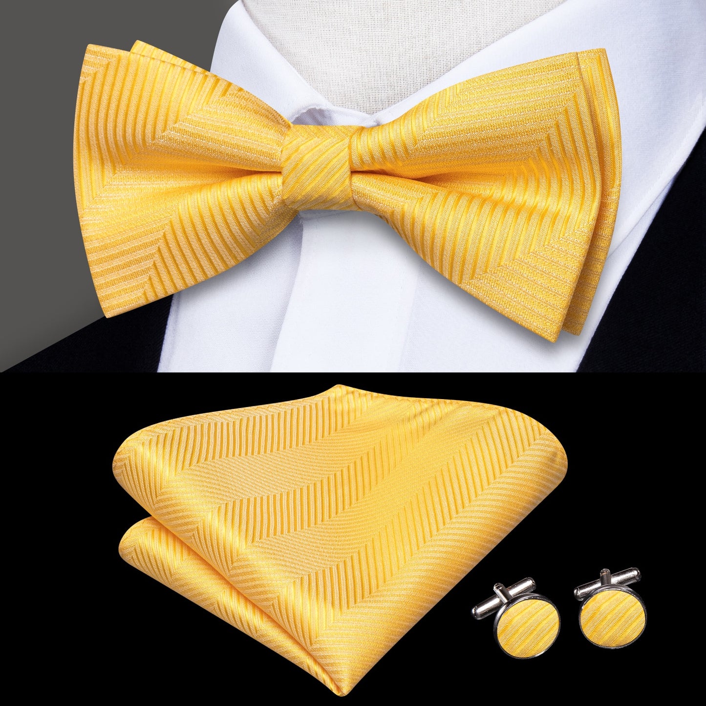 Silk Men's Bowtie Set