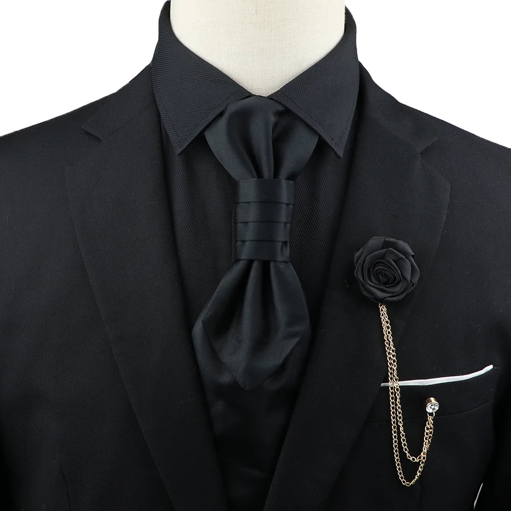 Paisley Tie & Brooch Set