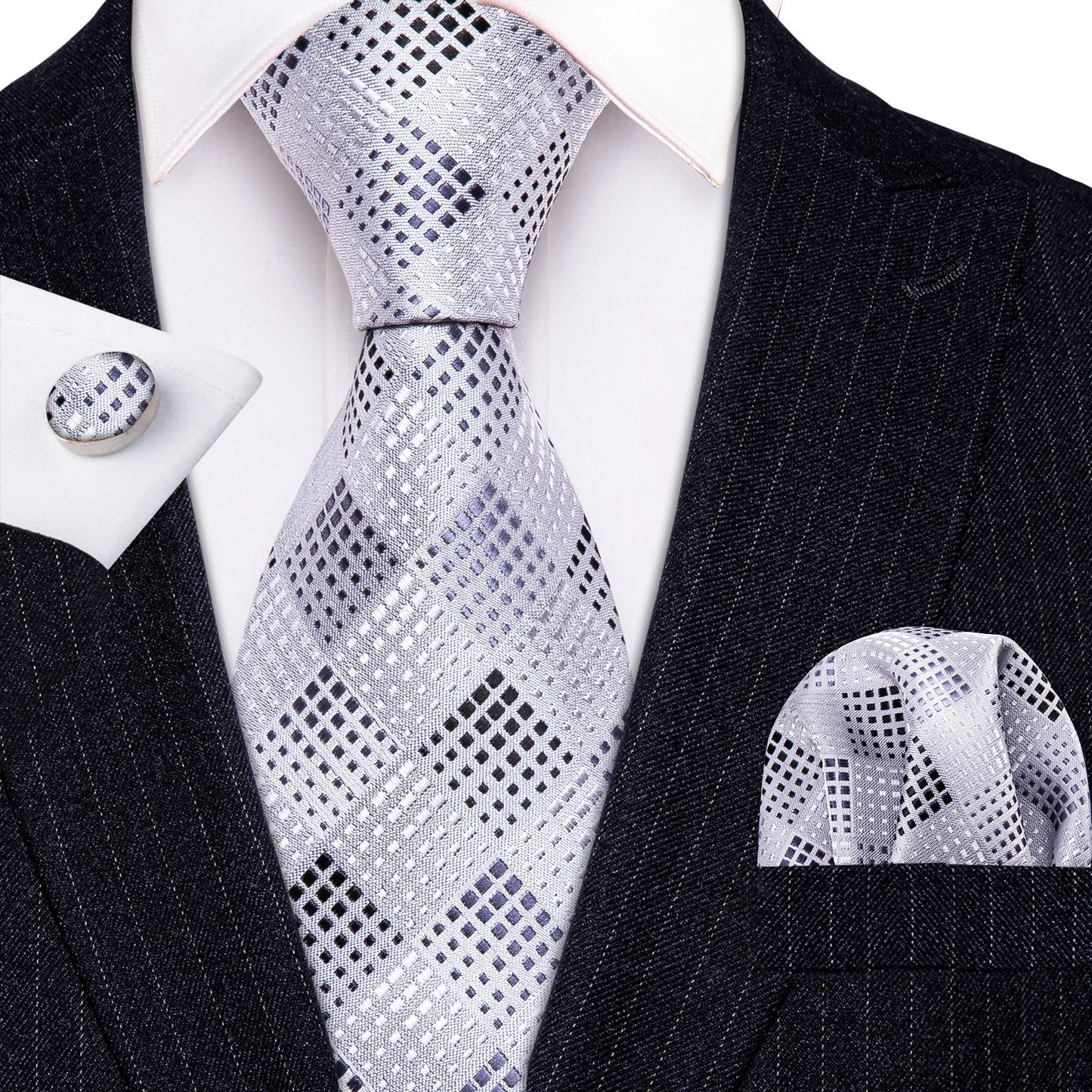 Jacquard Silk Men's Tie Set