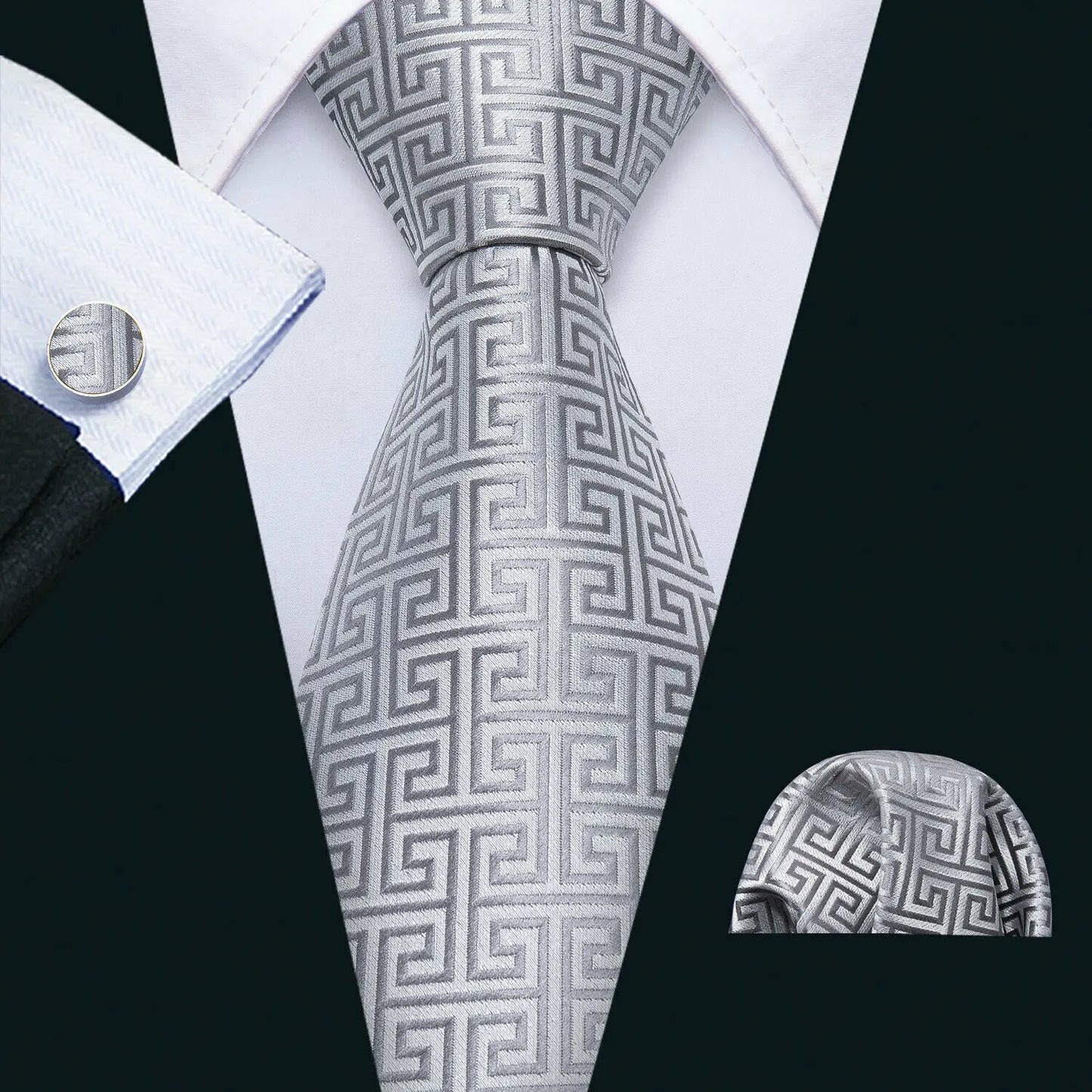 Luxurious Silk Tie Set