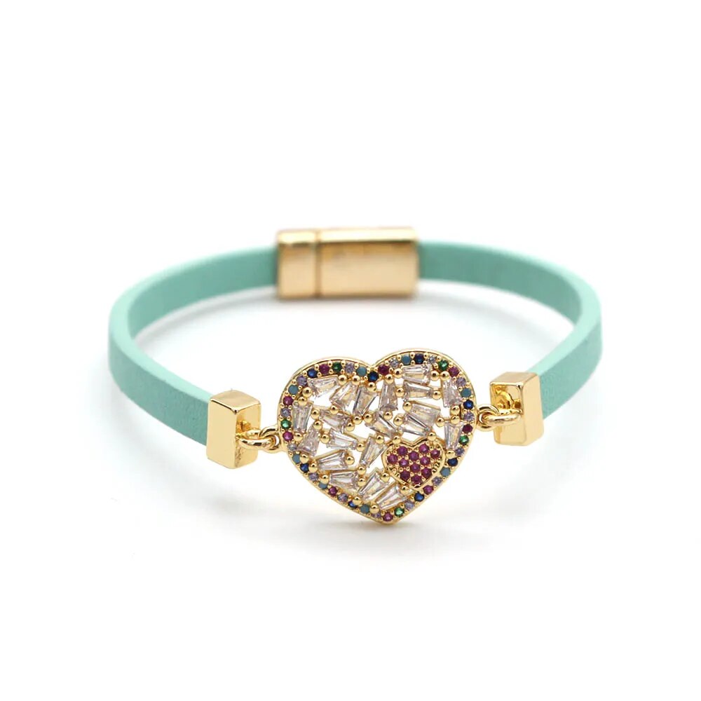 Heart Trendy Bracelet Slider Chain