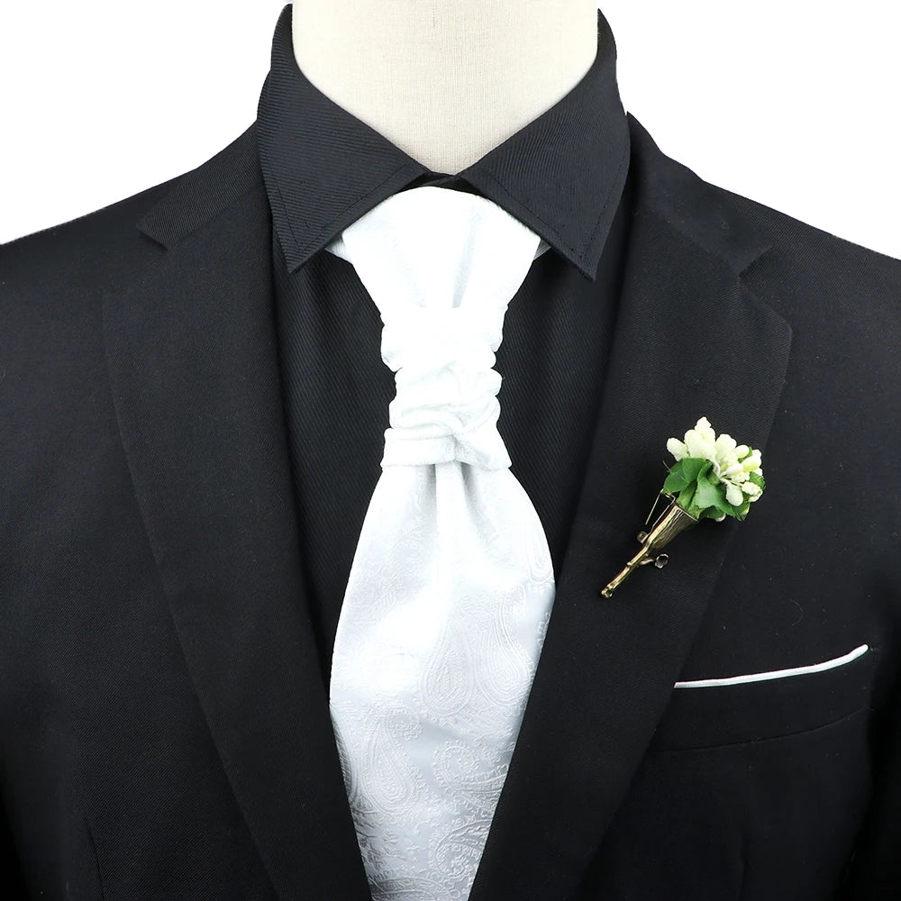 Paisley Tie & Brooch Set