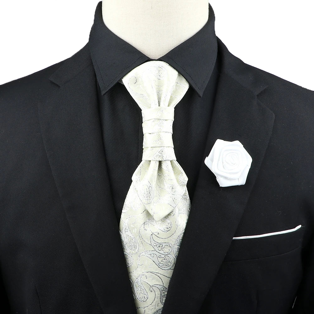 Paisley Tie & Brooch Set