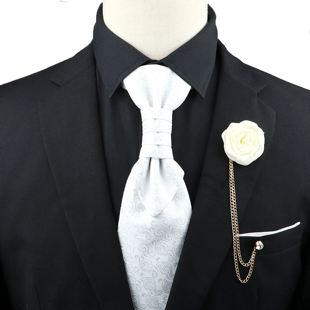 Paisley Tie & Brooch Set