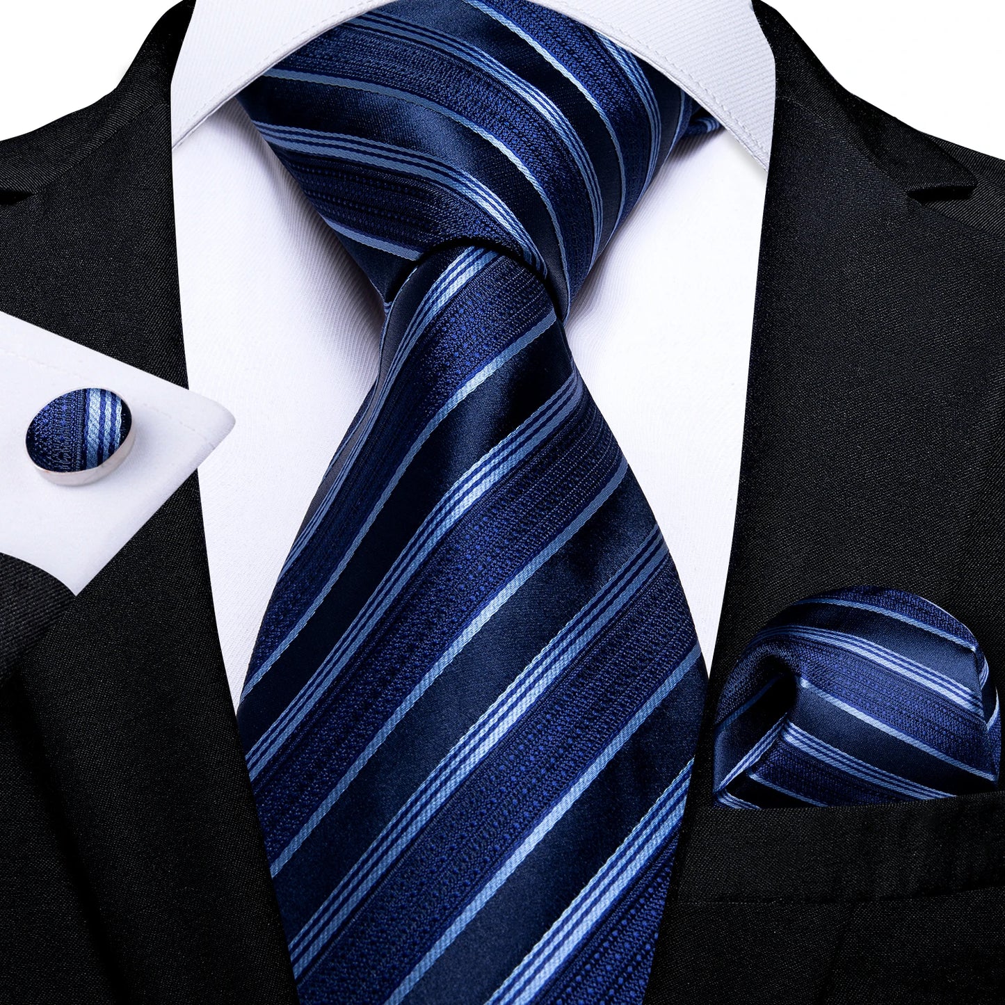 Men's Royal Blue Tie Set