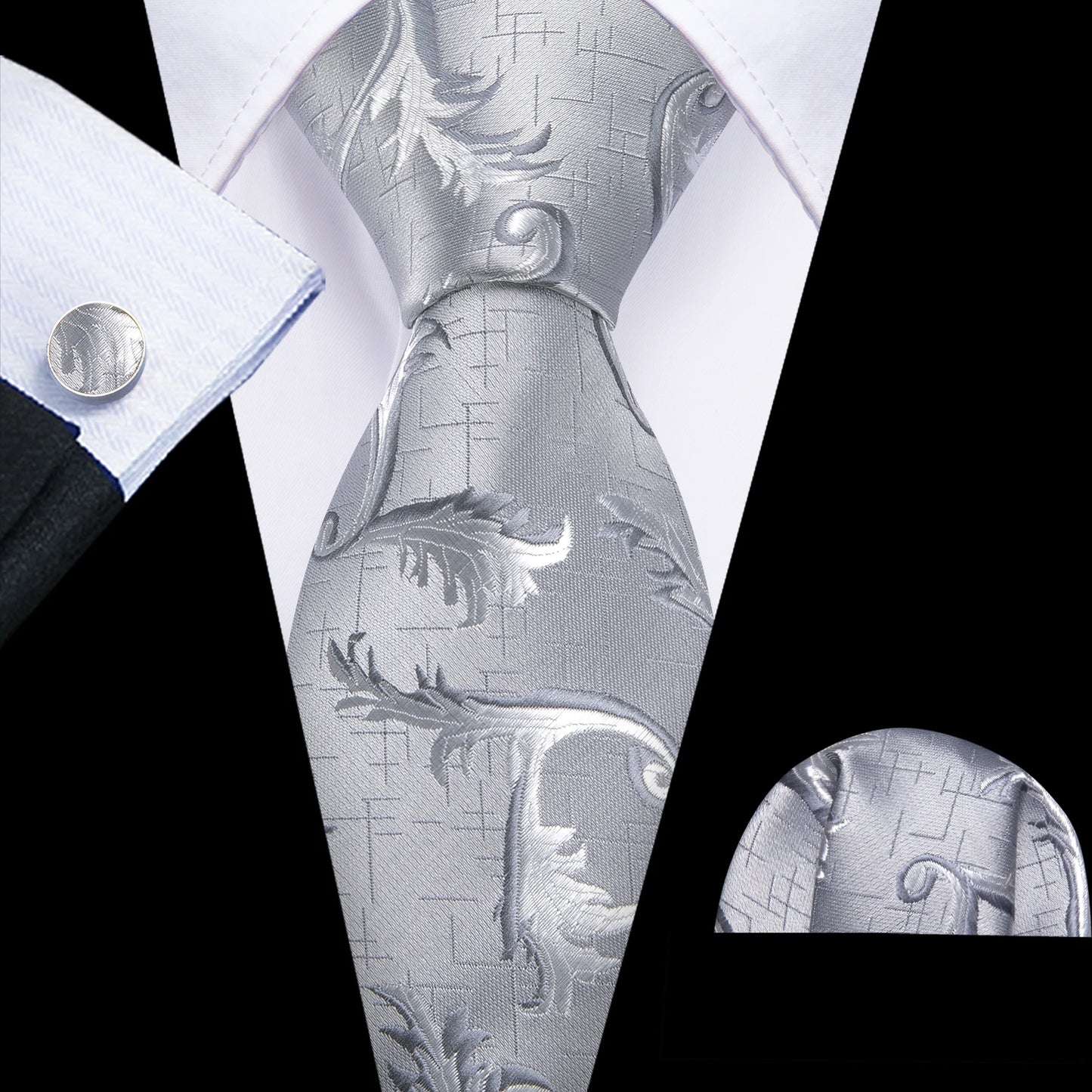 Jacquard Silk Men's Tie Set