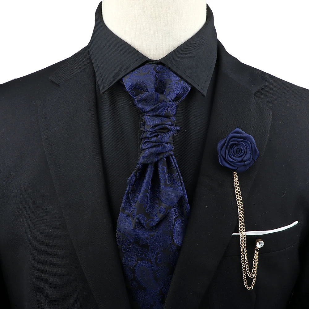 Paisley Tie & Brooch Set