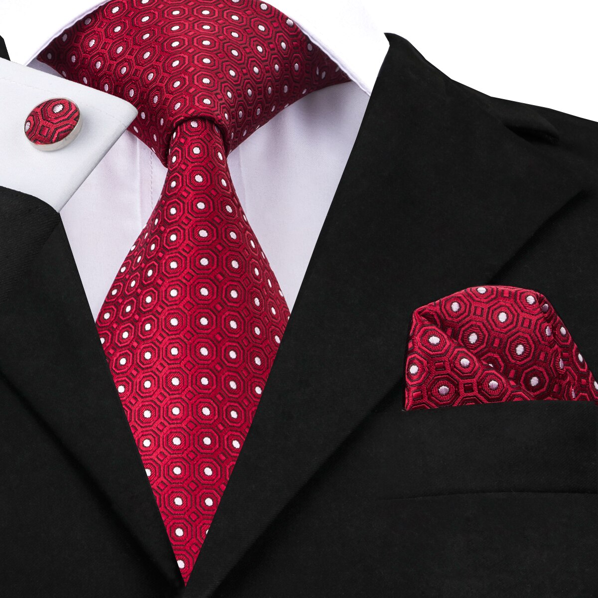 Silk Polka Dot Ties Set