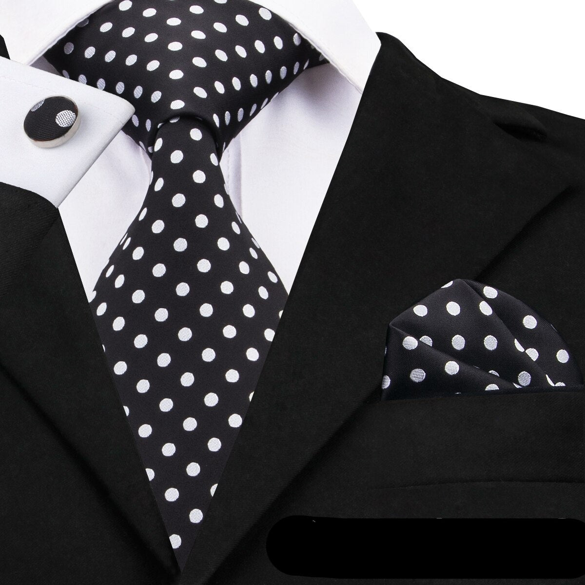 Silk Polka Dot Ties Set