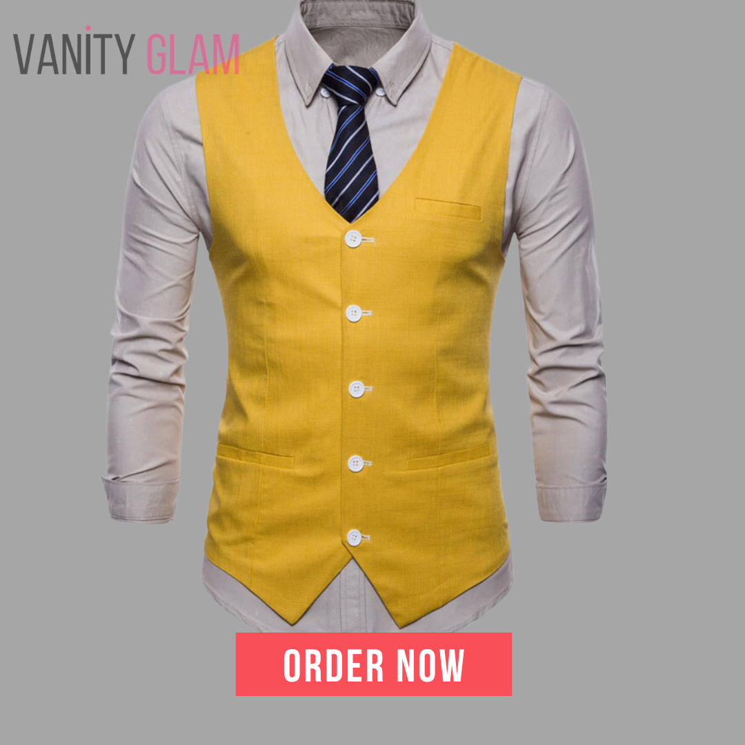 Casual Mens Suit Vest