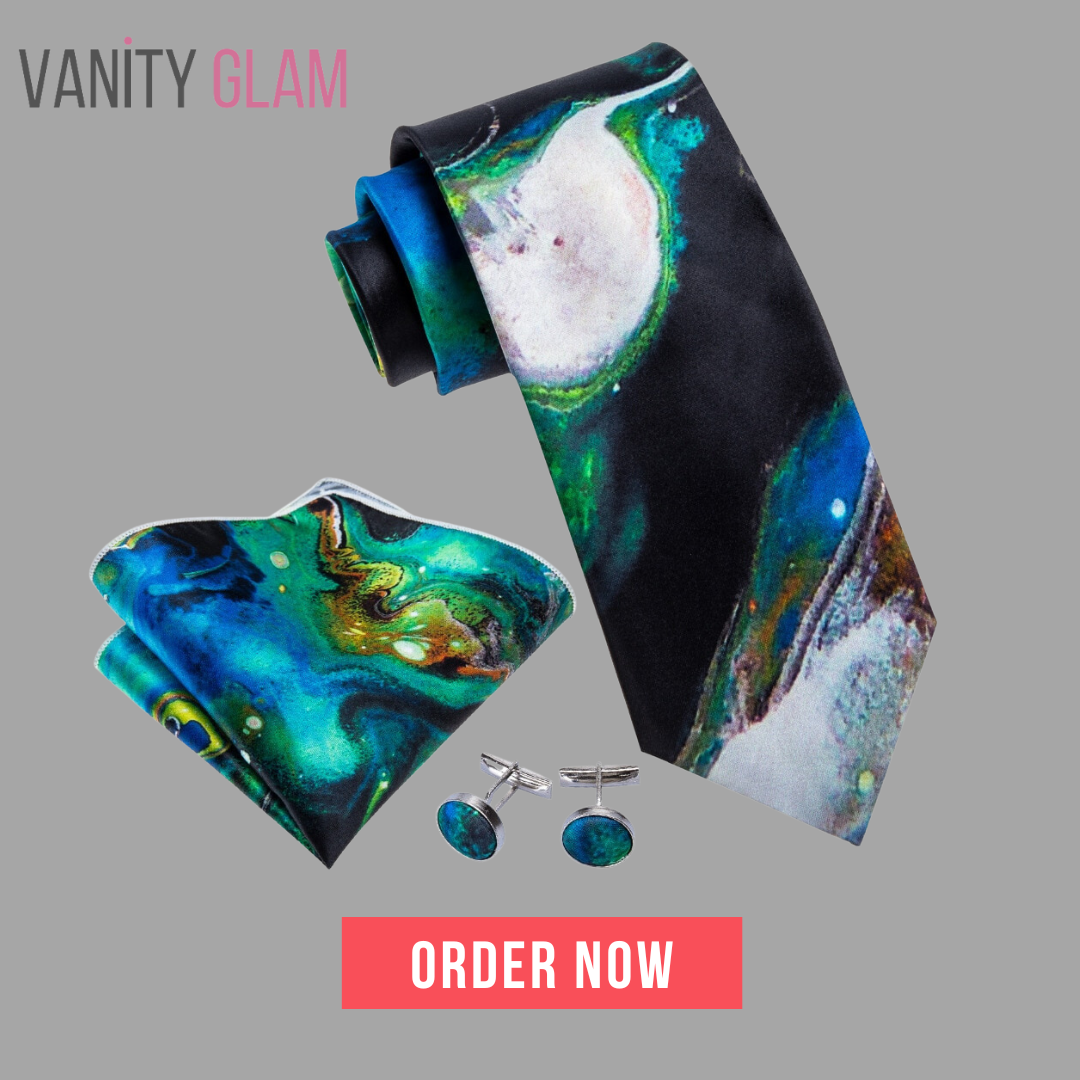7 Colors Print Ties Set