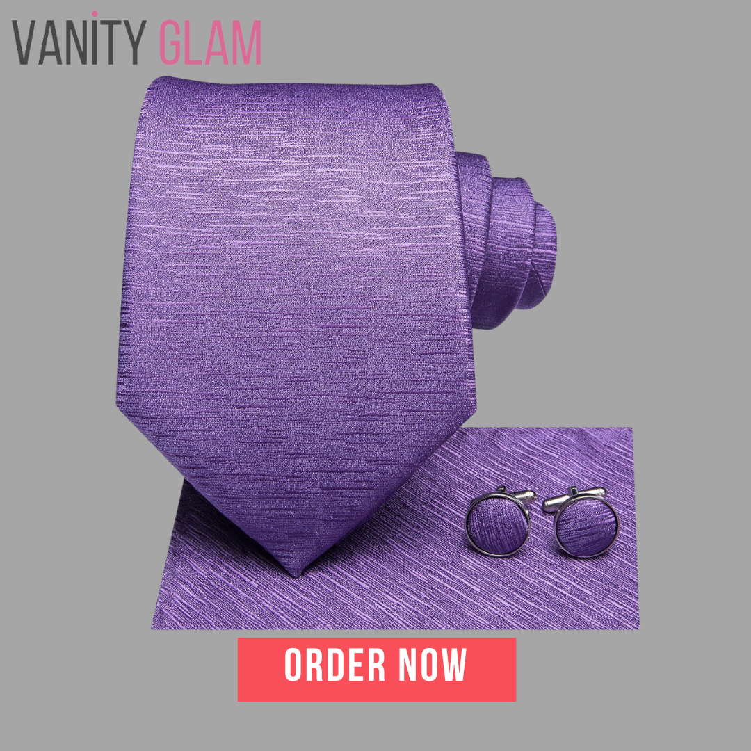 Teia Purple Silk Set