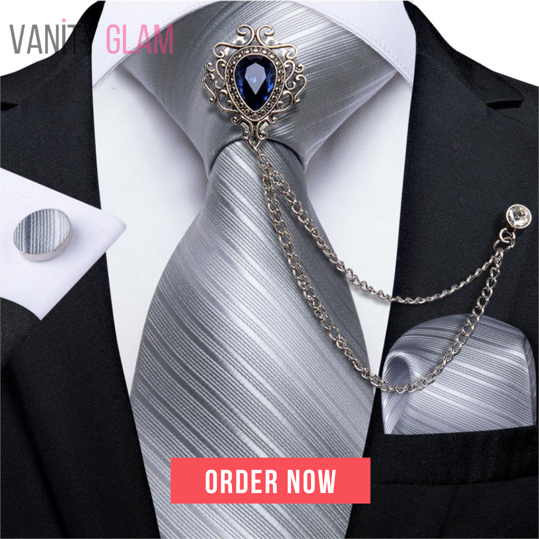 Mens hot sale tie brooch