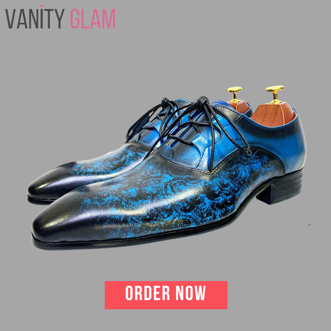 Ocean Blue Dress Shoes