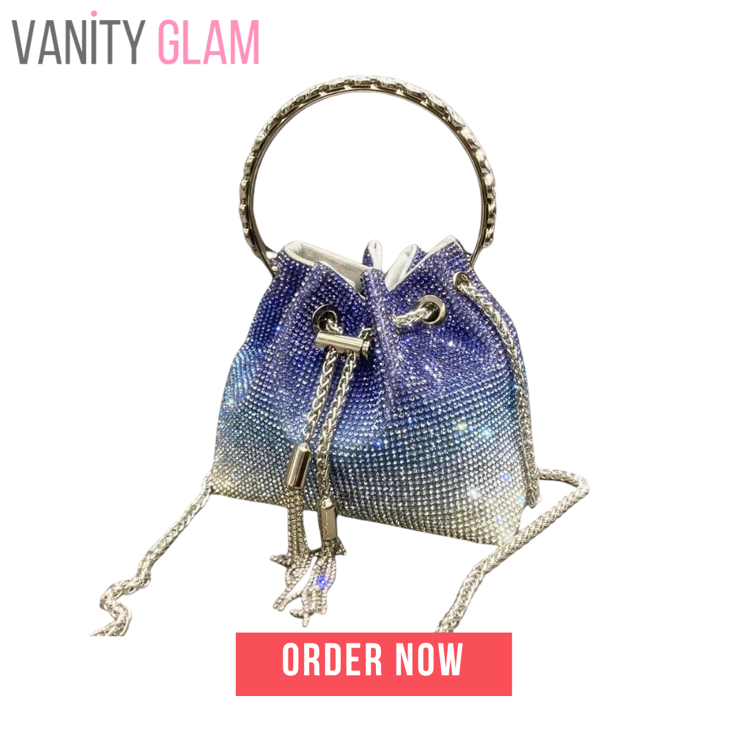 Rhinestone Evening Clutch Purse