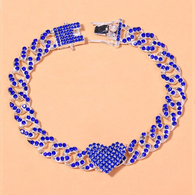 Crystal Heart-Shaped Anklet