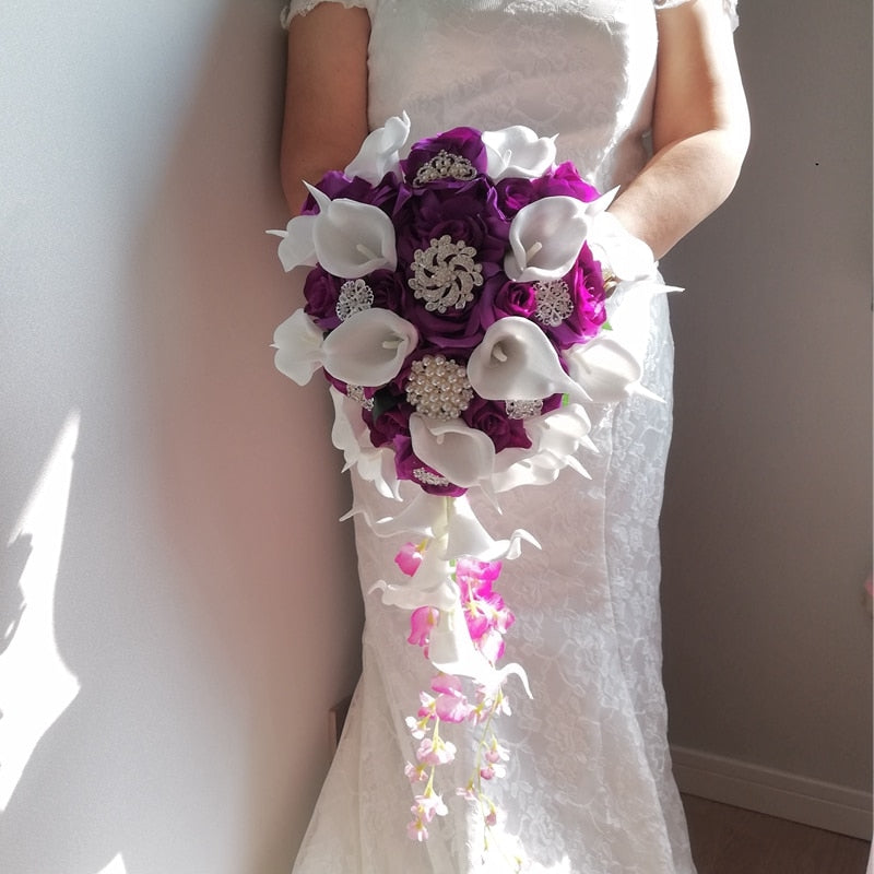 Wedding Waterfall Crystal Bouquets