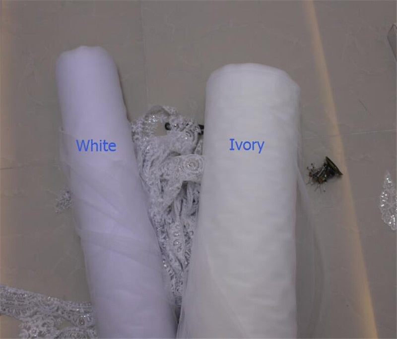 Long Lace Wedding Veil