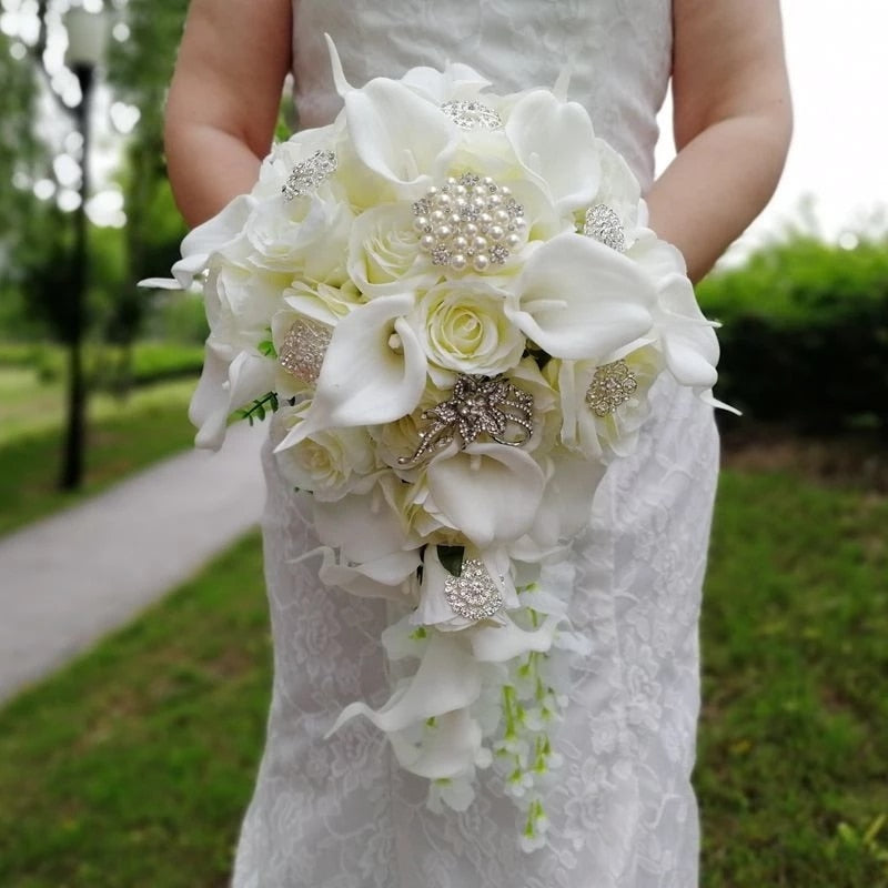 Wedding Waterfall Crystal Bouquets