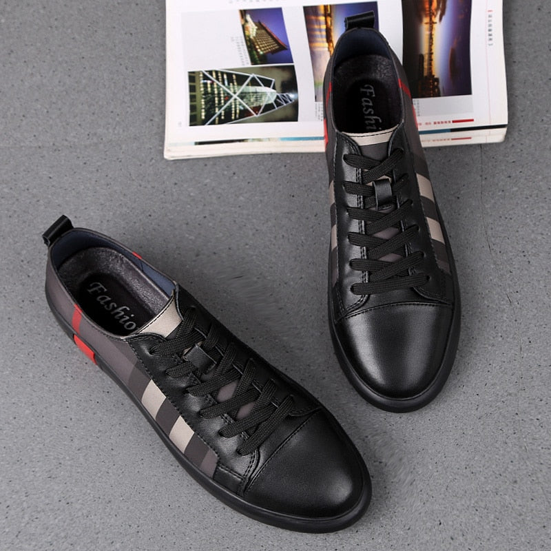 Mens Sneakers Genuine Leather