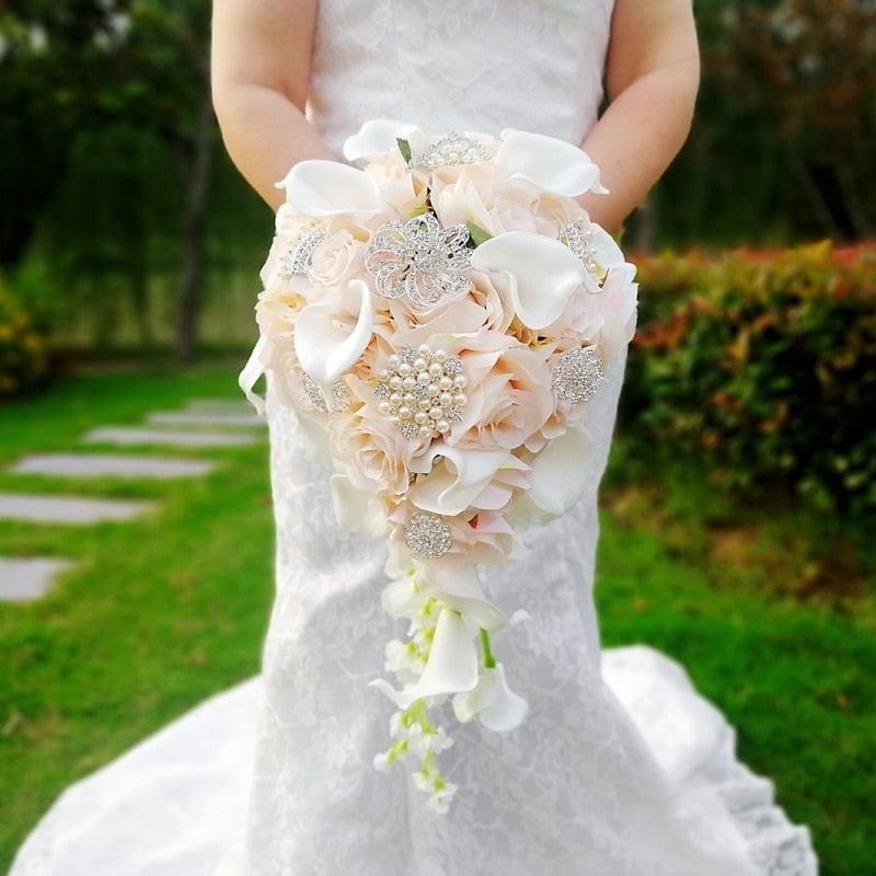 Wedding Waterfall Crystal Bouquets