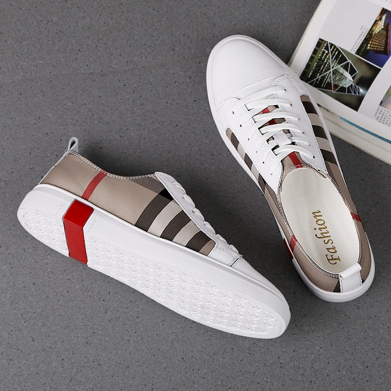 Mens Sneakers Genuine Leather