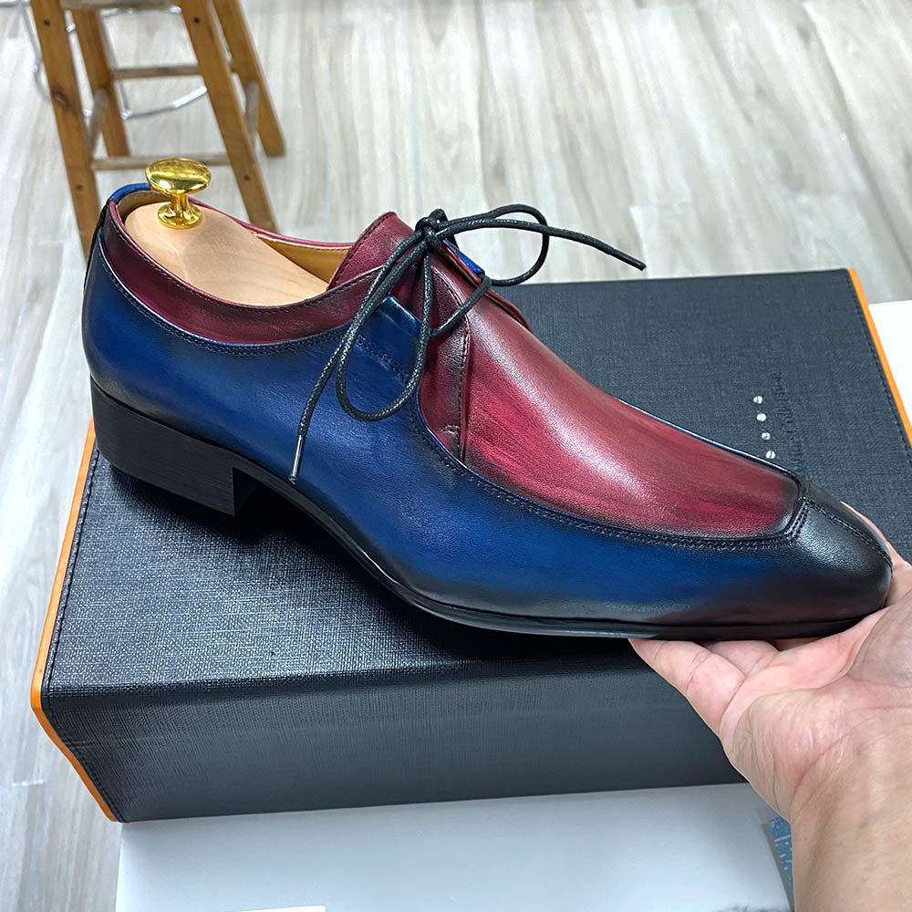 Blue Red Men Shoes