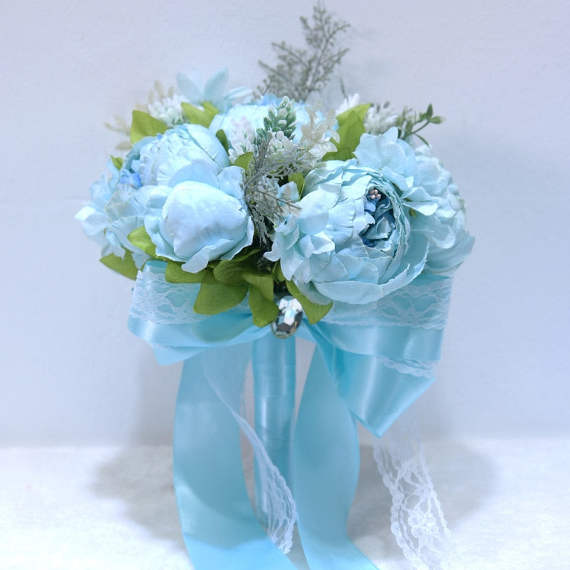 Rustic Vintage Cascading Bridal Bouquet