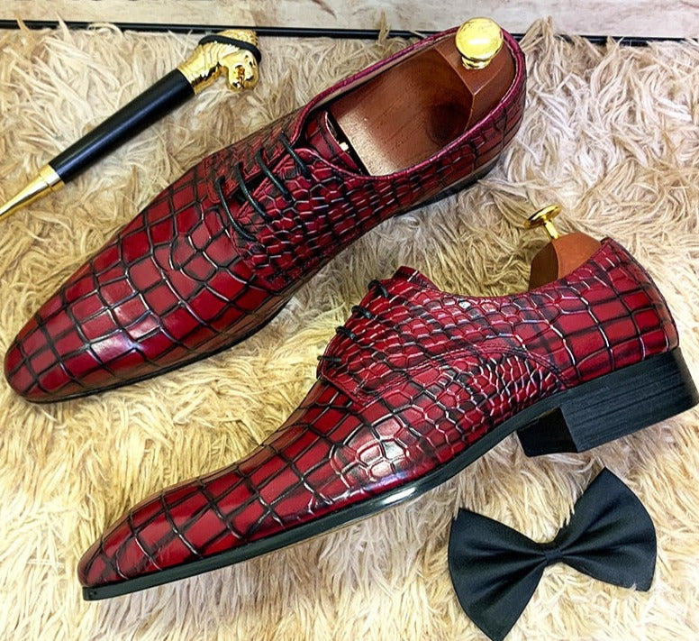 Luxuruy Printed Leather Shoes