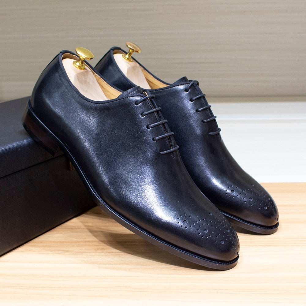 Classic Whole-Cut Oxford Shoes